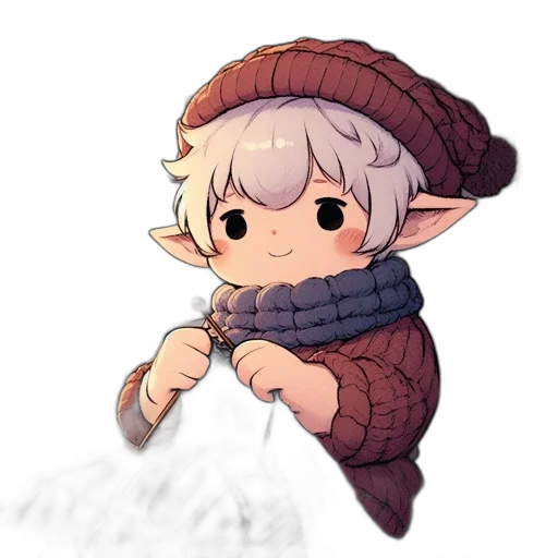 hat, creature, dragon, staff, watercolor, pixel art, fantasy art, anime transparent PNG cut-out