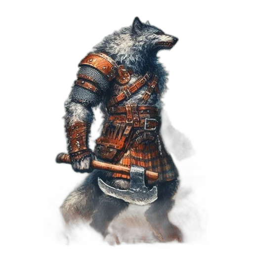 sword, animal, weapon, staff, fantasy art, concept art, watercolor, comic book art transparent PNG cut-out