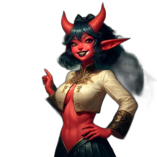 staff, mask, fantasy art, concept art, 3d render, comic book art, red, dark transparent PNG cut-out