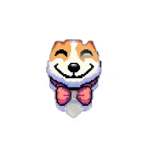 staff, animal, face, mask, pixel art, concept art, 3d render, cartoon transparent PNG cut-out