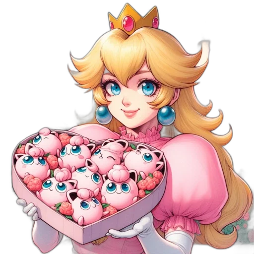 crown, weapon, food, pixel art, concept art, blonde, princess, golden transparent PNG cut-out