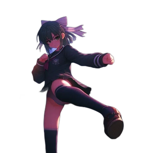 staff, jacket, weapon, robot, concept art, anime, pixel art, 3d render transparent PNG cut-out