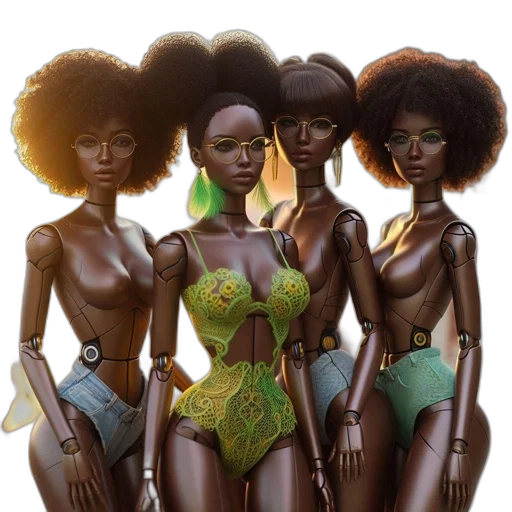 concept art, fantasy art, comic book art, photorealistic, earth tones, green, golden, neon transparent PNG cut-out