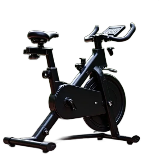 black, exercise, bike, lying, brick, patio transparent PNG cut-out