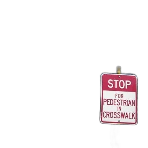 stop, sign, pedestrians, crosswalk, placed, near, capitol, building transparent PNG cut-out