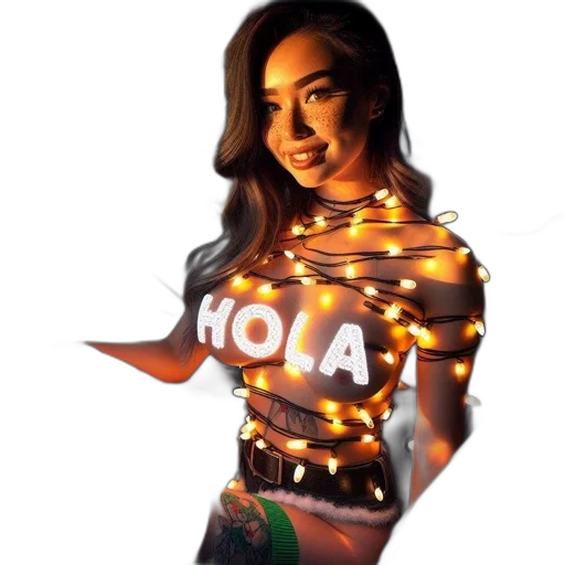 3d render, pixel art, concept art, photorealistic, neon lights, woman, car, adorned transparent PNG cut-out