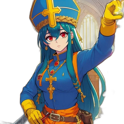 staff, sword, weapon, crown, anime, fantasy art, pixel art, concept art transparent PNG cut-out