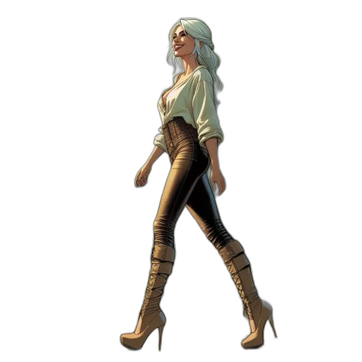 staff, concept art, fantasy art, 3d render, pixel art, earth tones, golden, woman transparent PNG cut-out