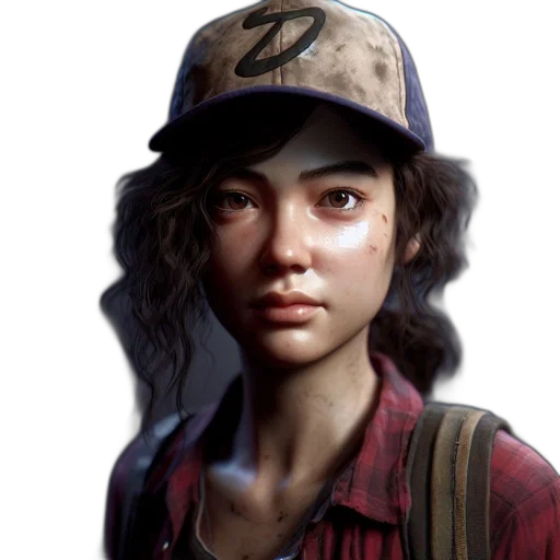 hat, face, weapon, photorealistic, concept art, fantasy art, comic book art, portrait transparent PNG cut-out