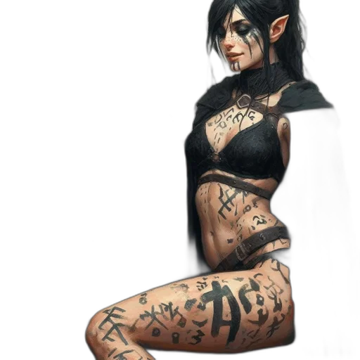 staff, fantasy art, concept art, comic book art, photorealistic, dark, two, characters transparent PNG cut-out