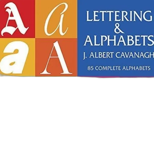 colorful, book, cover, featuring, various, letter, styles, titled transparent PNG cut-out