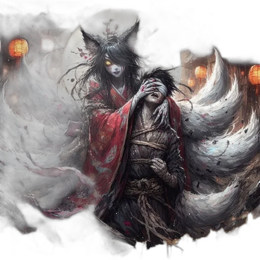 dragon, mask, concept art, fantasy art, watercolor, comic book art, fog, fire transparent PNG cut-out