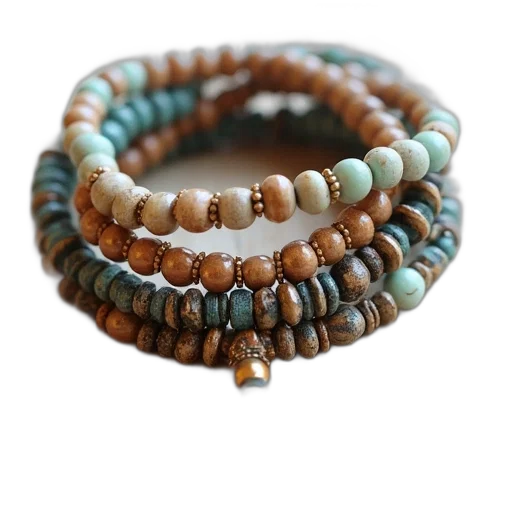 jewelry, earth tones, pastel, colorful transparent PNG cut-out