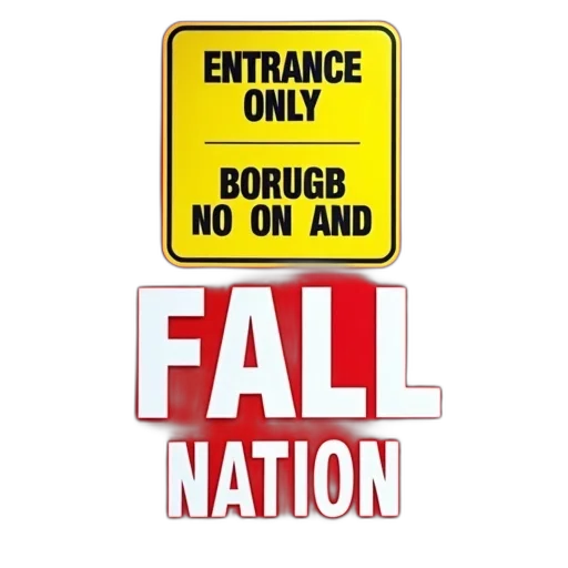 yellow, sign, black, text, reads, entrance, only, not transparent PNG cut-out