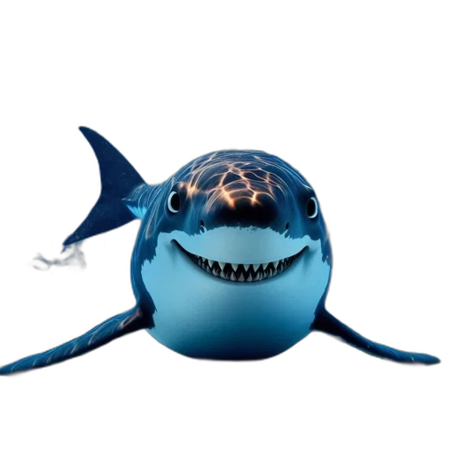 creature, animal, staff, hat, 3d render, concept art, photorealistic, underwater transparent PNG cut-out