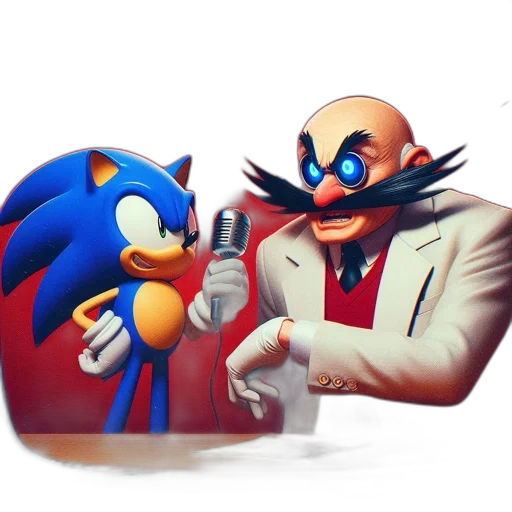 mask, concept art, pixel art, 3d render, comic book art, fire, sonic, hedgehog transparent PNG cut-out