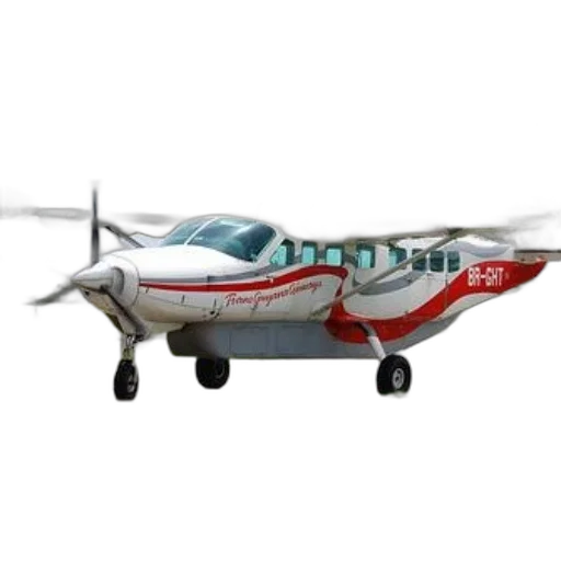 3d render, red, white, airplane, registration, number, br-ght, side transparent PNG cut-out