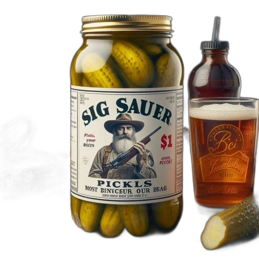 bottle, rustic, scene, displays, large, jar, sig, sauer transparent PNG cut-out