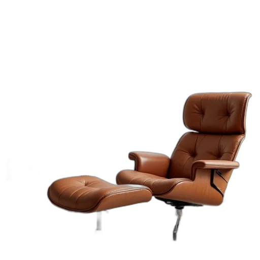 furniture, 3d render, photorealistic, earth tones, glider, ottoman, sitting, room transparent PNG cut-out
