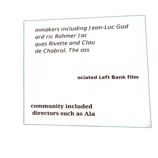 image, features, text, discussing, filmmakers, jean-luc, godard, jacques transparent PNG cut-out