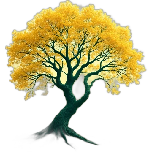 tree, crown, hair, animal, photorealistic, watercolor, concept art, 3d render transparent PNG cut-out
