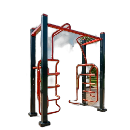 3d render, concept art, outdoor, gym transparent PNG cut-out