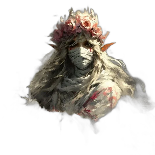 mask, creature, face, animal, concept art, fantasy art, photorealistic, 3d render transparent PNG cut-out