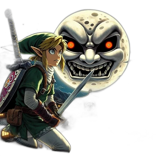 mask, sword, weapon, staff, concept art, fantasy art, pixel art, comic book art transparent PNG cut-out