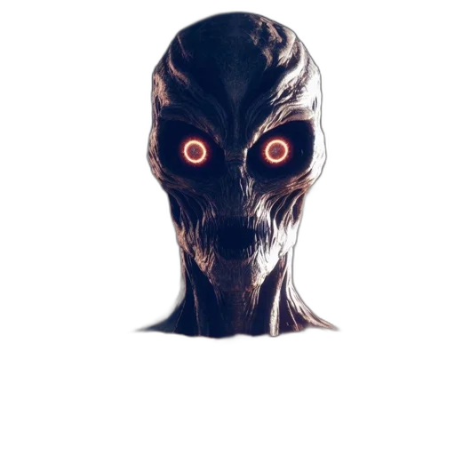 mask, creature, face, robot, concept art, 3d render, fantasy art, comic book art transparent PNG cut-out