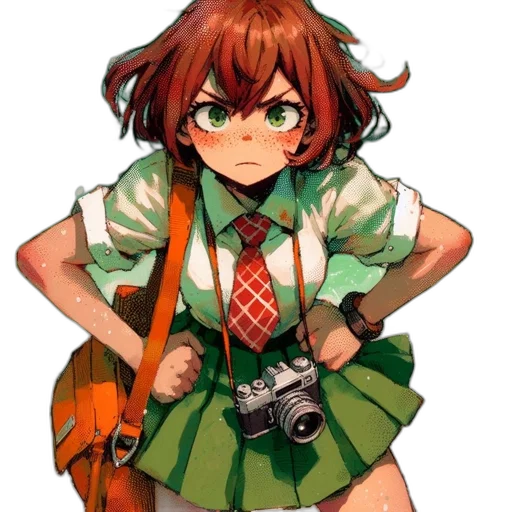 weapon, dress, staff, animal, anime, pixel art, concept art, photorealistic transparent PNG cut-out