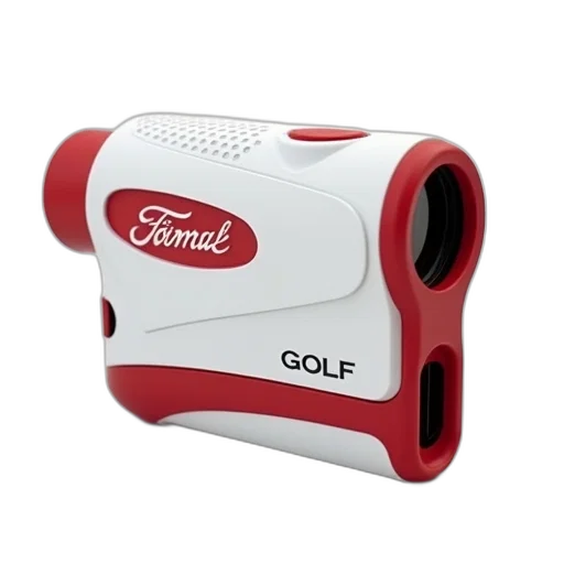 white, red, golf, rangefinder transparent PNG cut-out