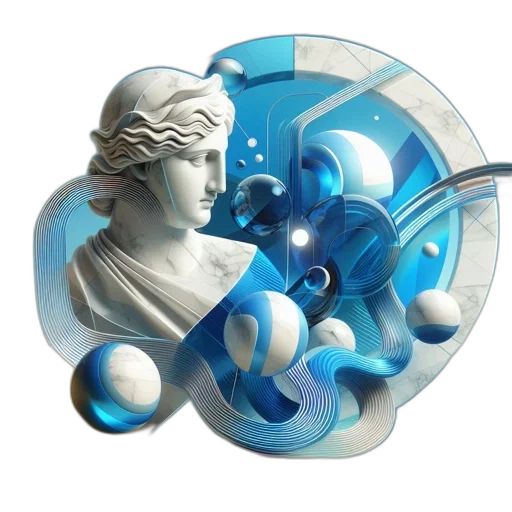 jewelry, umbrella, 3d render, fantasy art, concept art, vaporwave, underwater, outer space transparent PNG cut-out