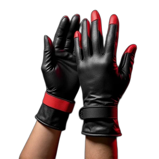 cyberpunk, red, black, out transparent PNG cut-out