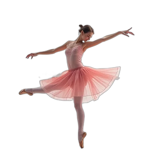 dress, photorealistic, 3d render, concept art, pastel, ballet, dance, watercolor transparent PNG cut-out