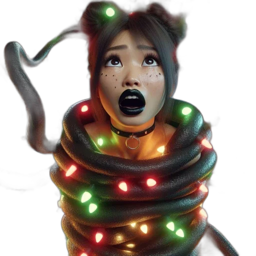 creature, robot, animal, concept art, 3d render, cyberpunk, photorealistic, neon lights transparent PNG cut-out