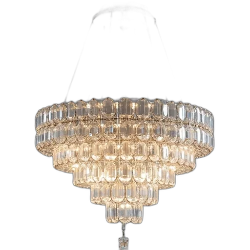 crown, jewelry, furniture, 3d render, modern, chandelier, sleek, metallic transparent PNG cut-out