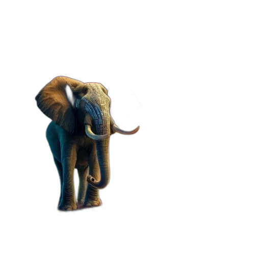 animal, creature, staff, umbrella, 3d render, concept art, photorealistic, pixel art transparent PNG cut-out