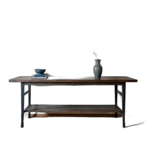 furniture, staff, 3d render, photorealistic, forest, dark, monochrome, earth tones transparent PNG cut-out