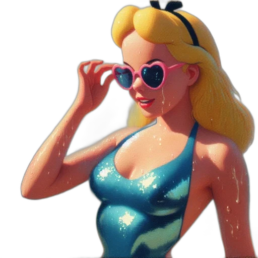 dress, vaporwave, 3d render, cartoon, concept art, underwater, neon, pastel transparent PNG cut-out