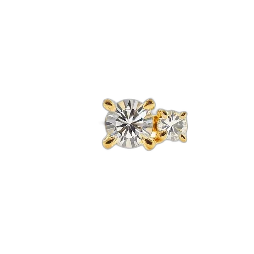 jewelry, crown, gold, ring, large, square-cut, diamond, set transparent PNG cut-out