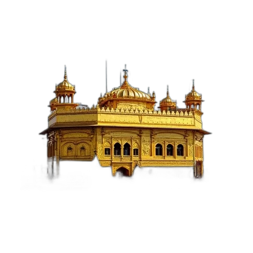 building, crown, jewelry, photorealistic, 3d render, pixel art, concept art, golden transparent PNG cut-out