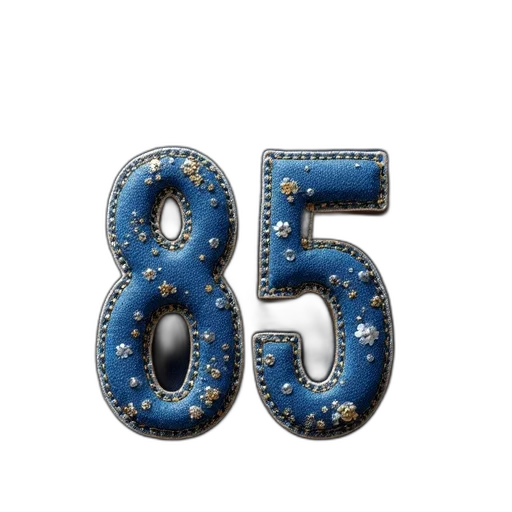 jewelry, crown, 3d render, number transparent PNG cut-out