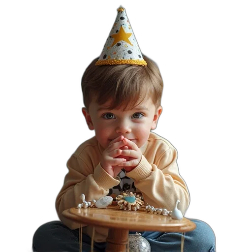 hat, food, boy, 3rd transparent PNG cut-out