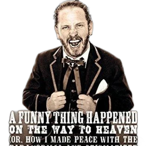 corey, taylor, book, cover, title, funny, thing, happened transparent PNG cut-out