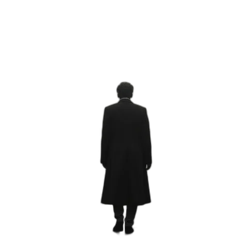 jacket, staff, robot, face transparent PNG cut-out