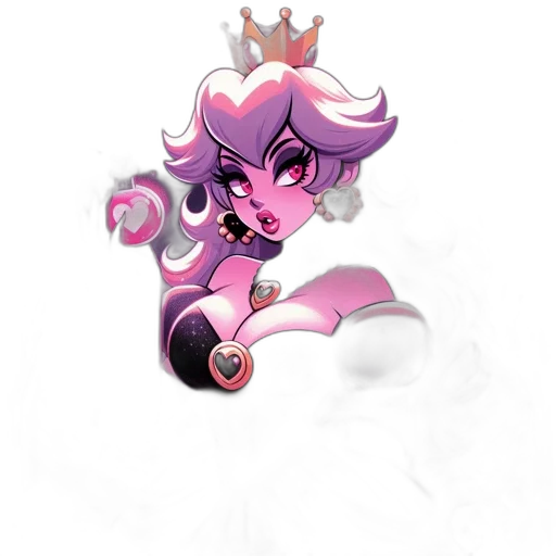 crown, staff, concept art, fantasy art, pixel art, 3d render, pastel, ethereal transparent PNG cut-out