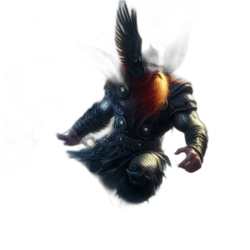 dragon, animal, weapon, creature, concept art, fantasy art, 3d render, photorealistic transparent PNG cut-out