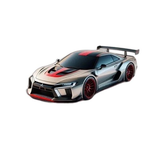 car, weapon, 3d render, concept art, photorealistic, futuristic, stylized, mitsubishi transparent PNG cut-out