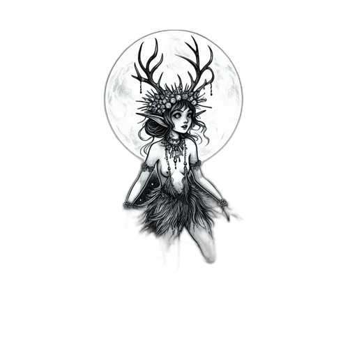 crown, creature, mask, animal, fantasy art, concept art, pencil sketch, pixel art transparent PNG cut-out