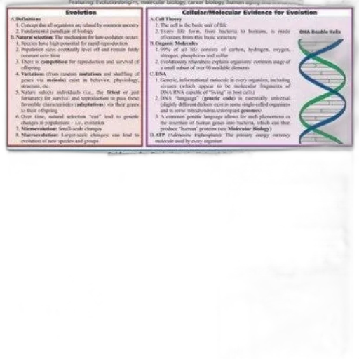 scientific, infographic, detailing, evidence, evolution, including, cellular, molecular transparent PNG cut-out